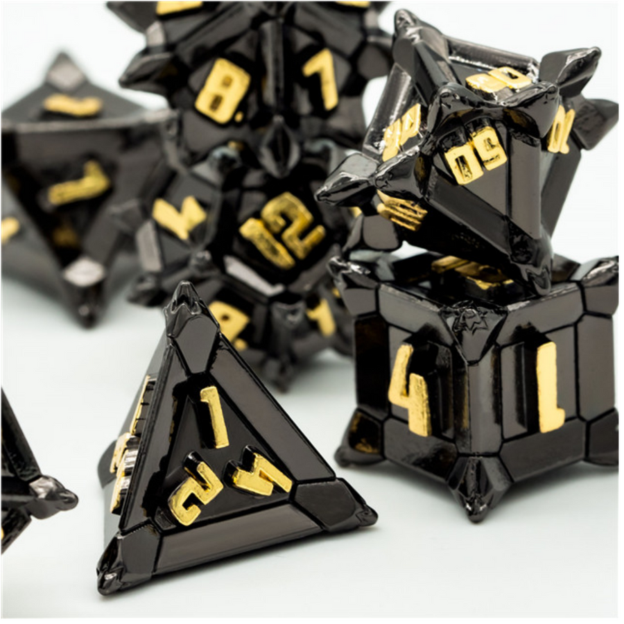 Foam Brain Games - MEDIEVAL FLAIL RPG METAL DICE SET