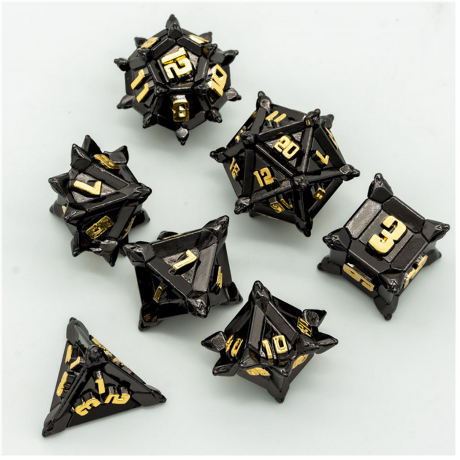 Foam Brain Games - MEDIEVAL FLAIL RPG METAL DICE SET