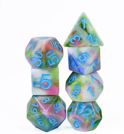 Foam Brain - Field of Spring RPG Dice Set