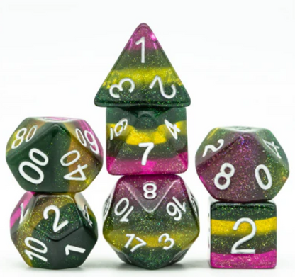 Foam Brain - Poison Swamp RPG Dice Set