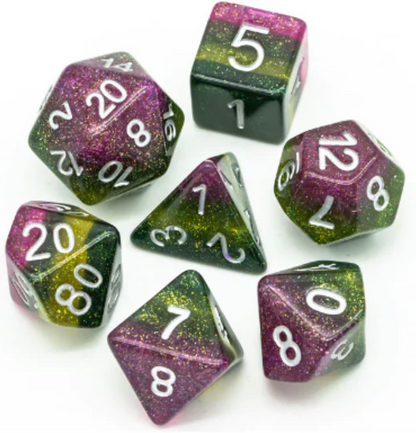Foam Brain - Poison Swamp RPG Dice Set