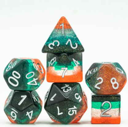 Foam Brain - Tangerine Tree RPG Dice Set