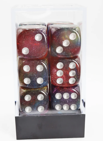 Foam Brain - Cosmic Mystery Glitter - 12 piece Pip D6's