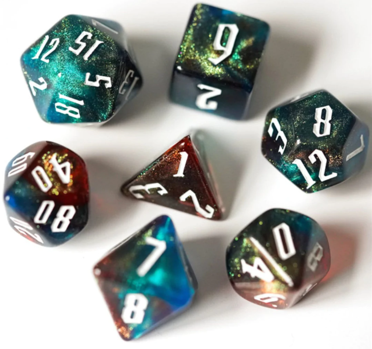 Foam Brain - Magician's Illusion RPG Dice Set