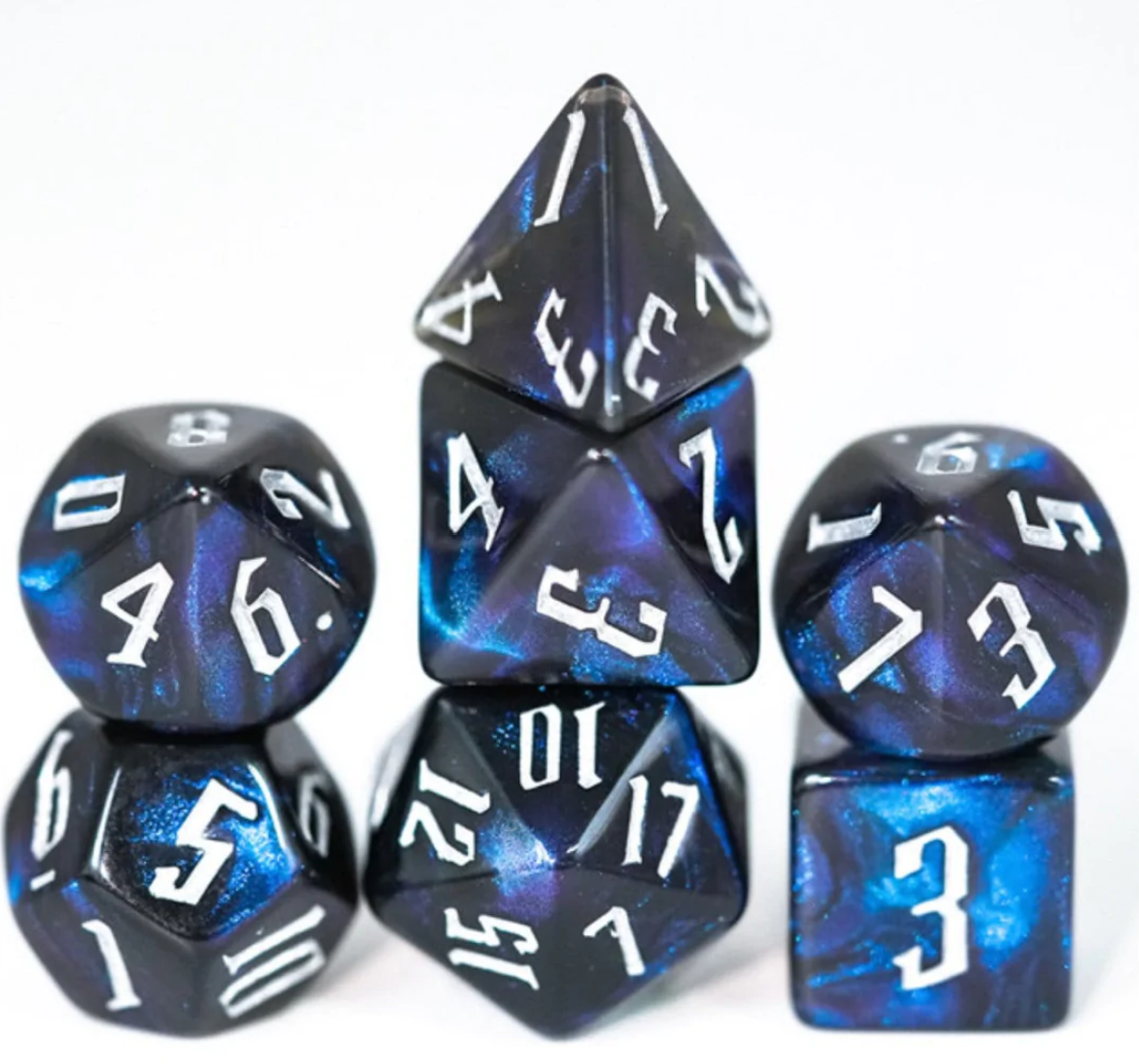 Foam Brain - Magician's Dark Night RPG Dice Set