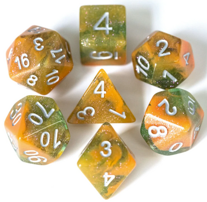 Foam Brain - Orange Grove RPG Dice Set