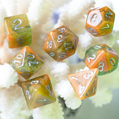 Foam Brain - Orange Grove RPG Dice Set