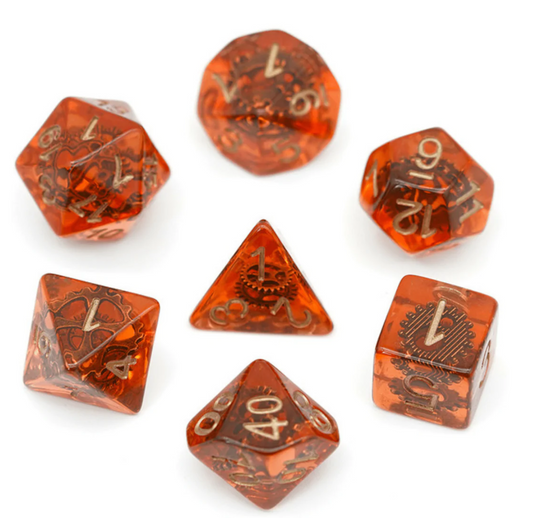 Foam Brain - Copper Gears RPG Dice Set