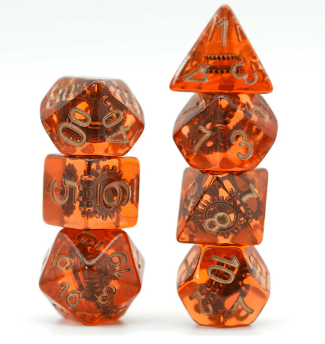 Foam Brain - Copper Gears RPG Dice Set