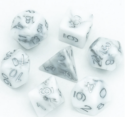 Foam Brain - Black Stone RPG Dice Set