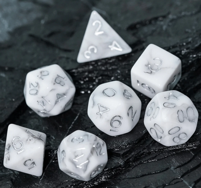 Foam Brain - Black Stone RPG Dice Set
