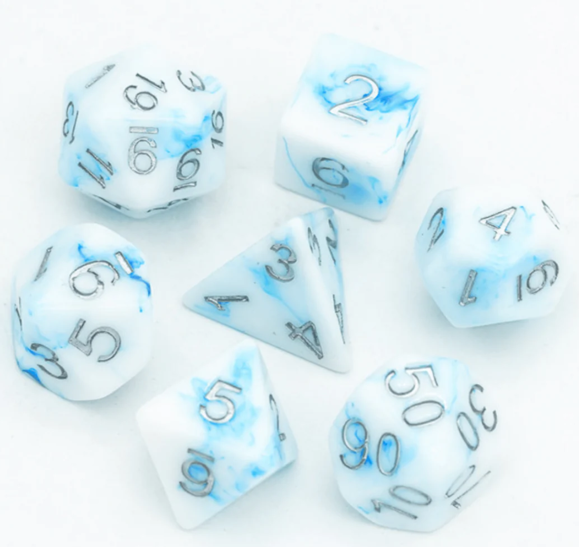 Foam Brain - Blue Stone RPG Dice Set