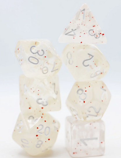 Foam Brain - Blossom Snowfall Dice RPG Dice Set