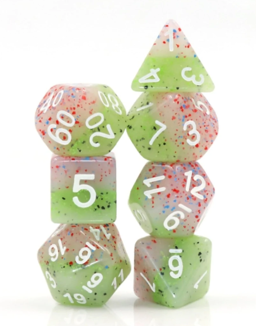 Foam Brain - Rose Bud RPG Dice Set