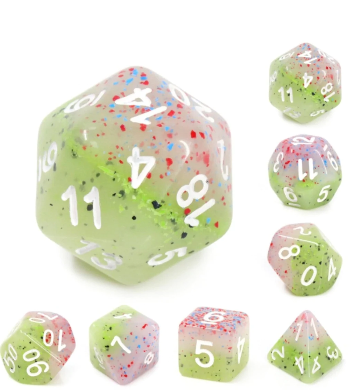 Foam Brain - Rose Bud RPG Dice Set