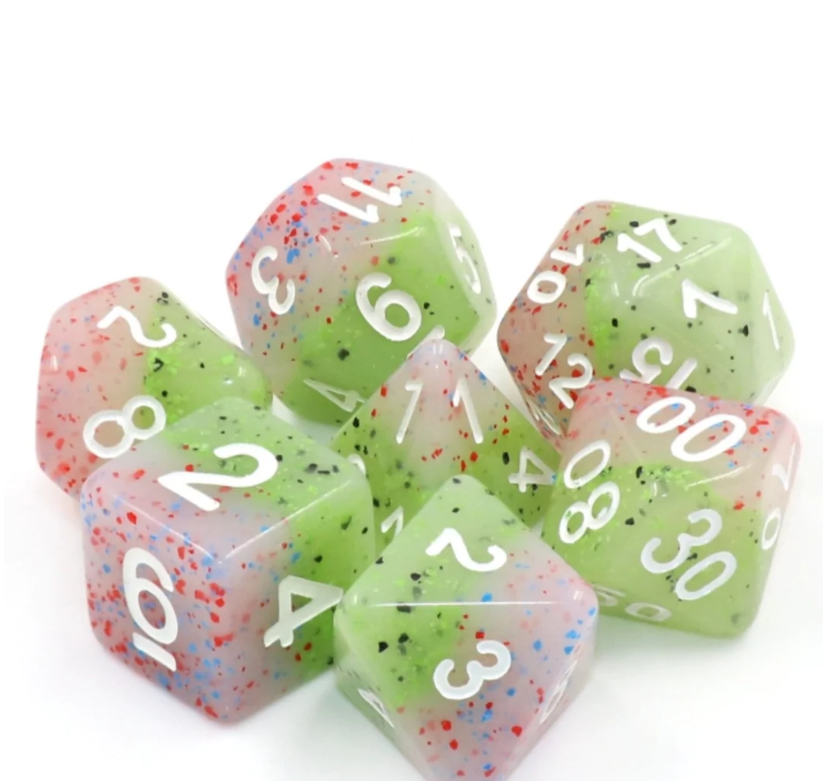 Foam Brain - Rose Bud RPG Dice Set