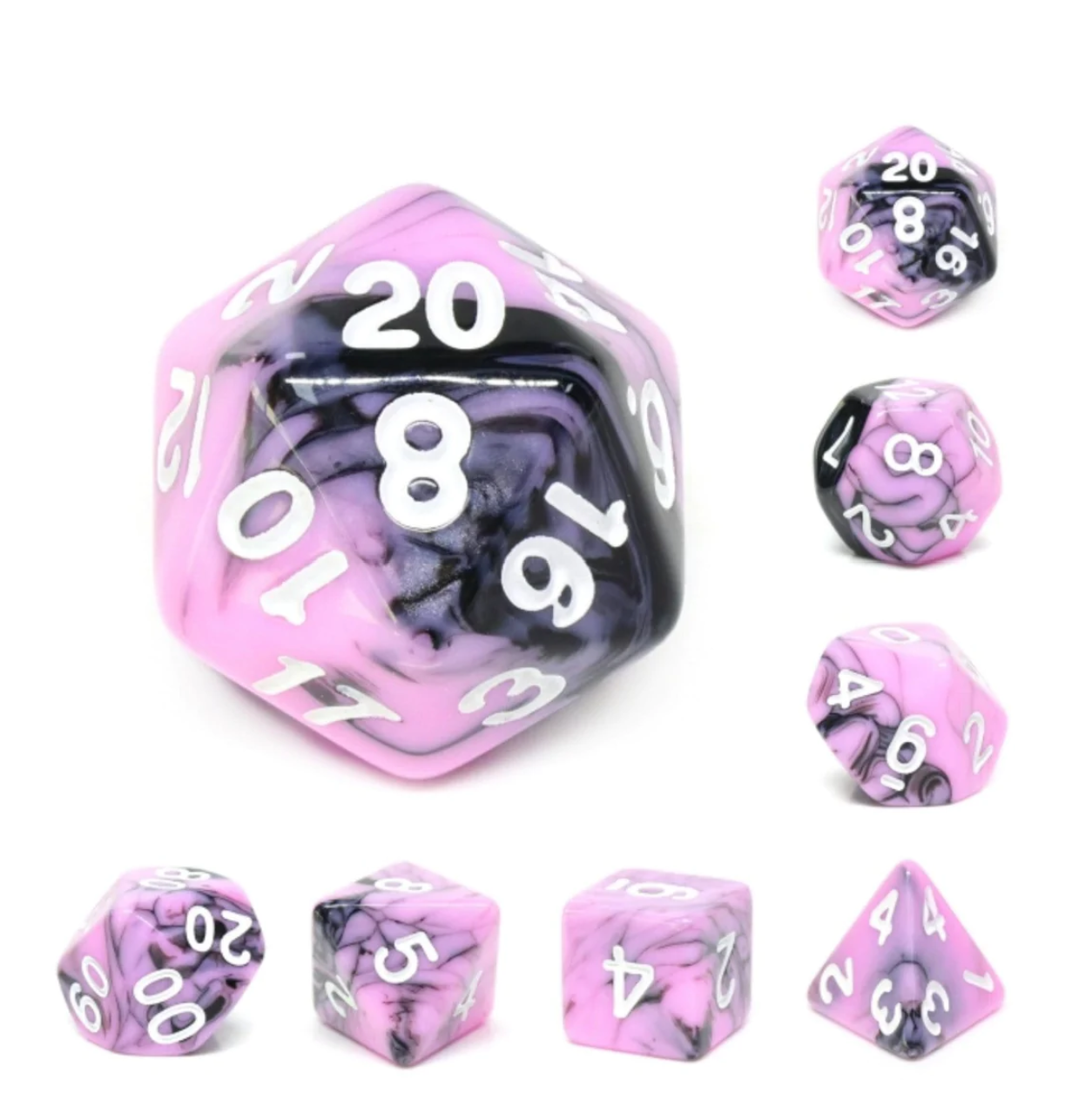 Foam Brain - Blueberry Smoothie RPG Dice Set