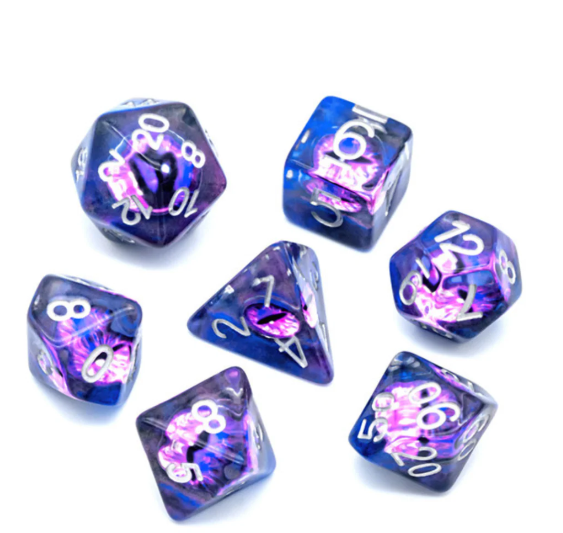 Foam Brain - Dark Mage Eye RPG Dice Set