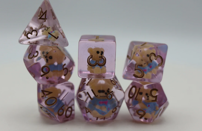 Foam Brain - Teddy Bear RPG Dice Set