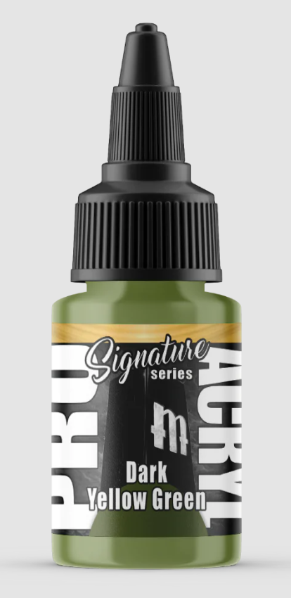 Monument Hobbies - Pro Acryl Paint, Vince Venturella Dark Yellow Green