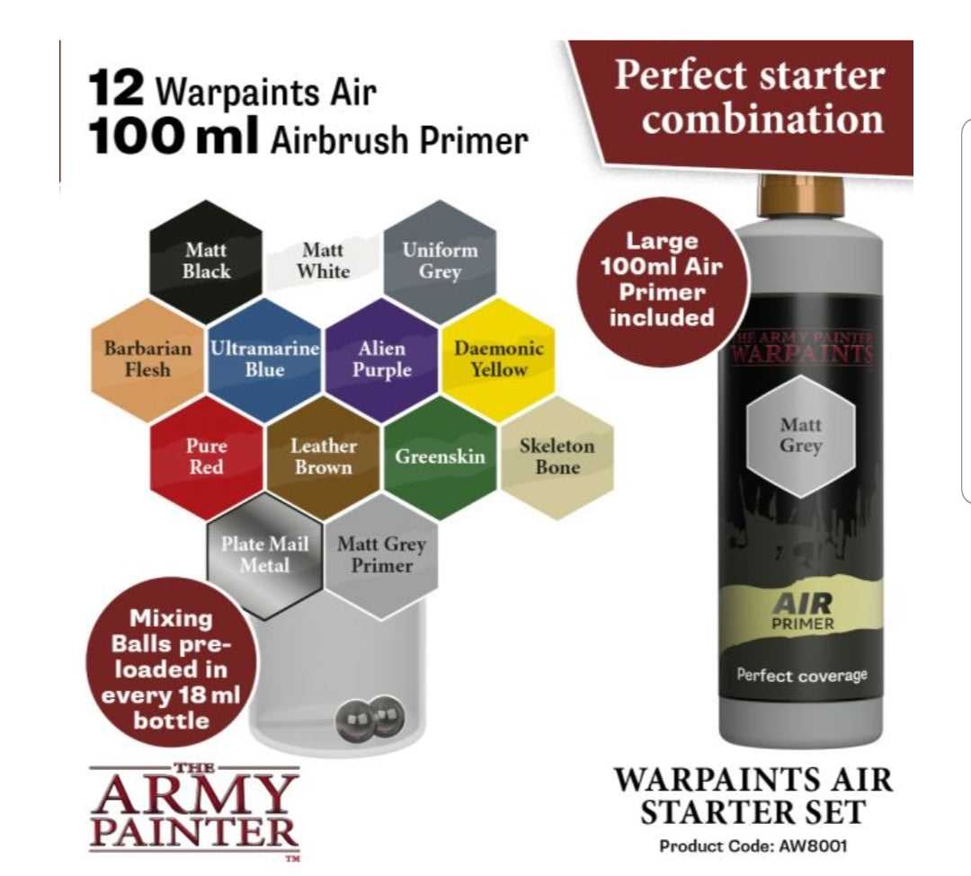 The Army Painter - WARPAINTS AIR STARTER SET