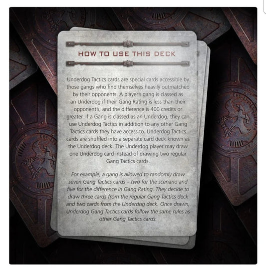Necromunda - Underdog Card Pack