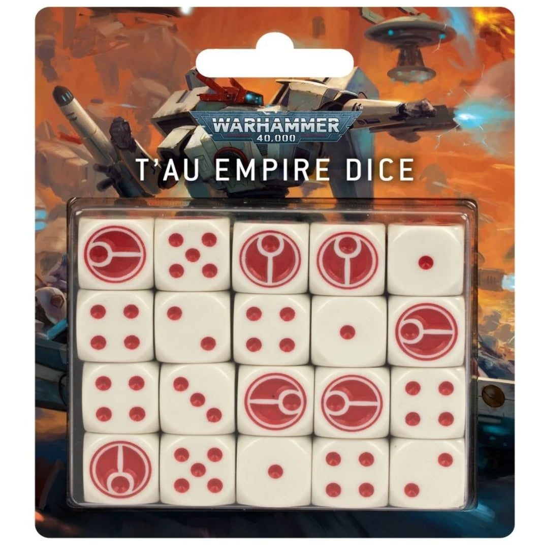 40K - T'AU Empire Dice Set