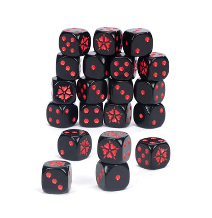 40K - Adepta Sororitas Order of The Bloody Rose Dice Set