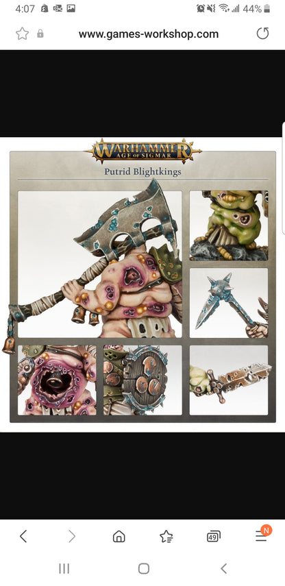 40K - Putrid Blightkings