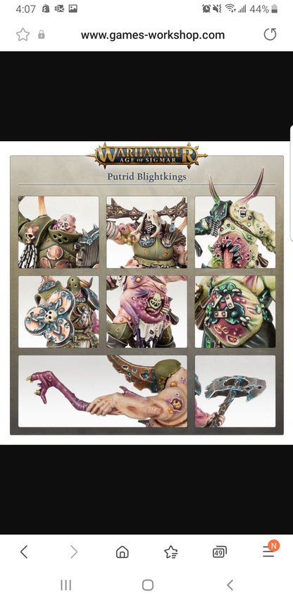 40K - Putrid Blightkings