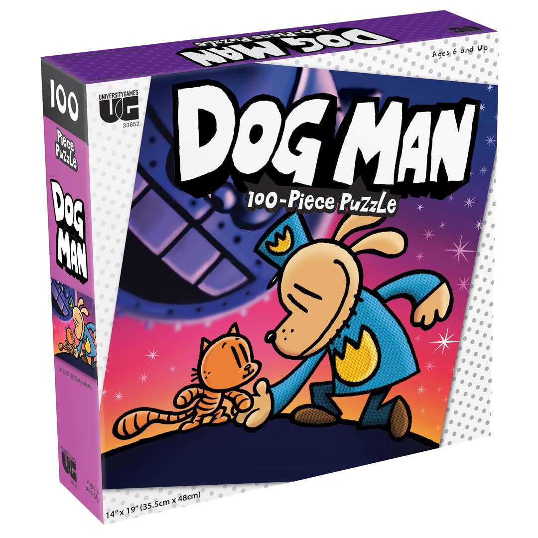 Dog Man Grime and Punishment 100-Piece Puzzle