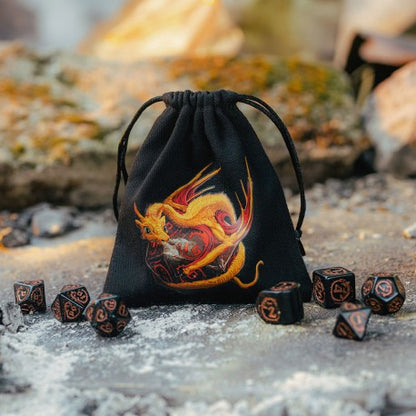 Q Workshop - Black Dragon Adorable Dice Bag