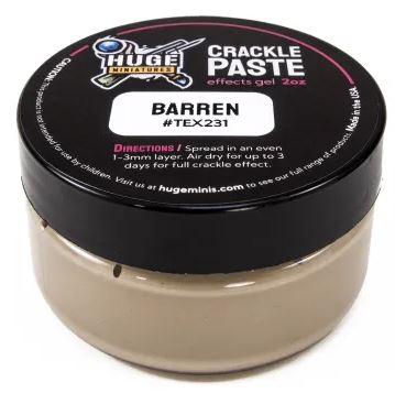 Huge Miniatures - Barren Crackle Paste