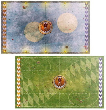 Blood Bowl - Elven Union Pitch – Double-sided Pitch and Dugouts Set