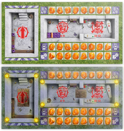 Blood Bowl - Elven Union Pitch – Double-sided Pitch and Dugouts Set