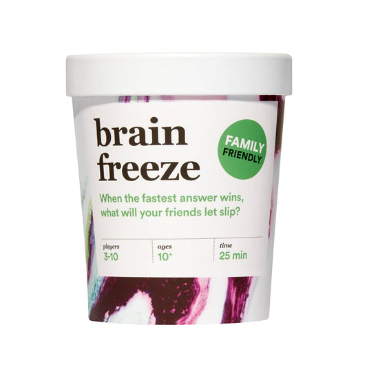 Dyce Games - Brain Freeze Family Game: The Speak-Before-You-Think Game