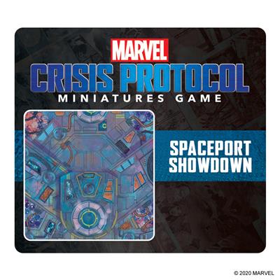 Marvel Crisis Protocol - Spaceport Showdown Game Mat