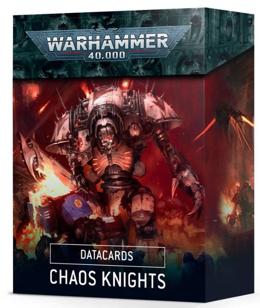 40K - Chaos Knights, Datacards
