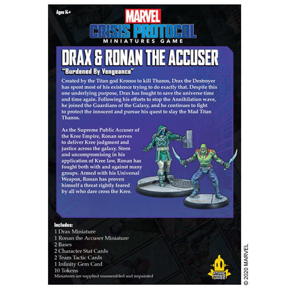 Marvel Crisis Protocol - Drax & Ronan The Accuser