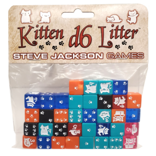 Steve Jackson Games - Kitten d6 Litter