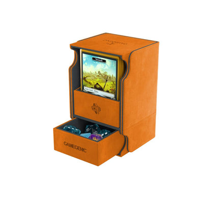 Gamegenic - Watchtower 100+ Convertible Deck Box - Orange