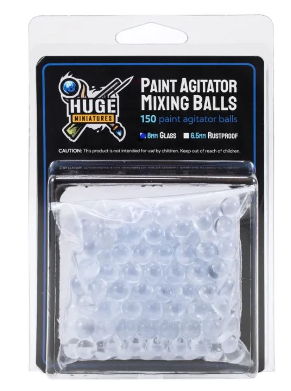 Huge Miniatures - Glass Paint Agitator Balls (150 pack)