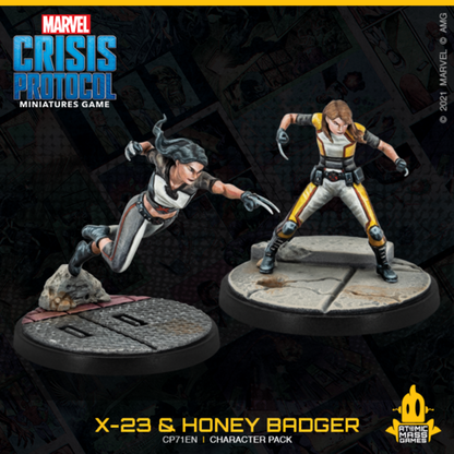Marvel Crisis Protocol - Honey Badger & X-23