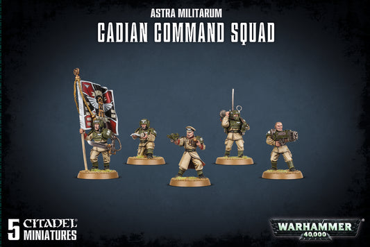 40K - Astra Militarium Cadian Command Squad