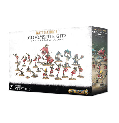 AOS - Age of Sigmar: Gloomspite Gitz Caveshroom Loonz Battleforce