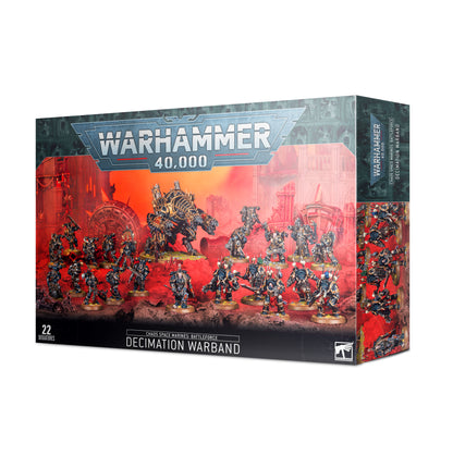 40K - Chaos Space Marines Battleforce Decimation Warband