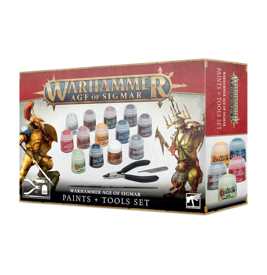 AOS - Age of Sigmar: Paints & Tools Set
