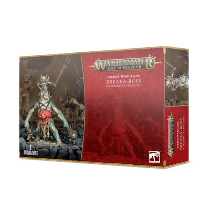 AOS - Orruk Warclans: Breaka-Boss On Mirebrute Troggoth