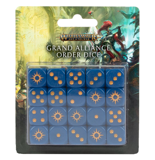 AOS - Age of Sigmar: Grand Alliance Order Dice Set
