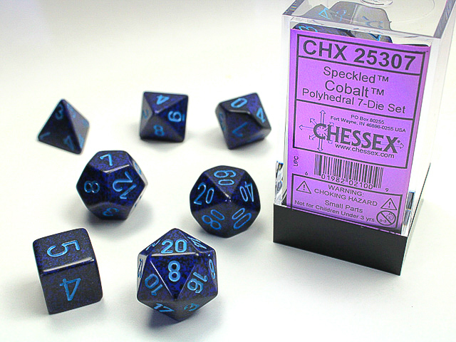 Chessex - Speckled Cobalt -7 Die Set